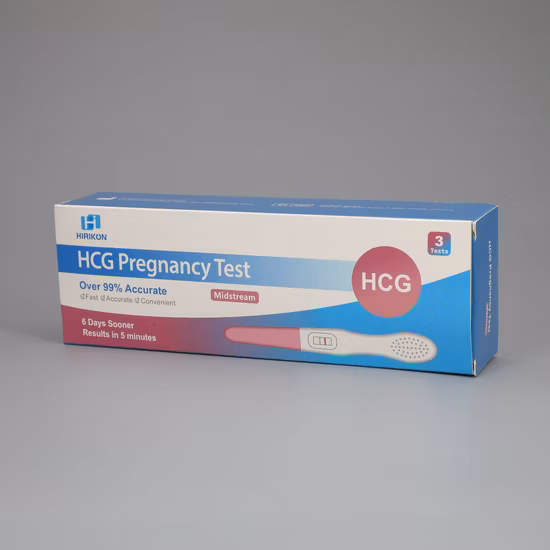Medical HCG Professional One Step Urine Rapid Test Strips for Women′s Pregnancy Test