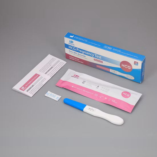 Medical HCG Professional One Step Urine Rapid Test Strips for Women′s Pregnancy Test