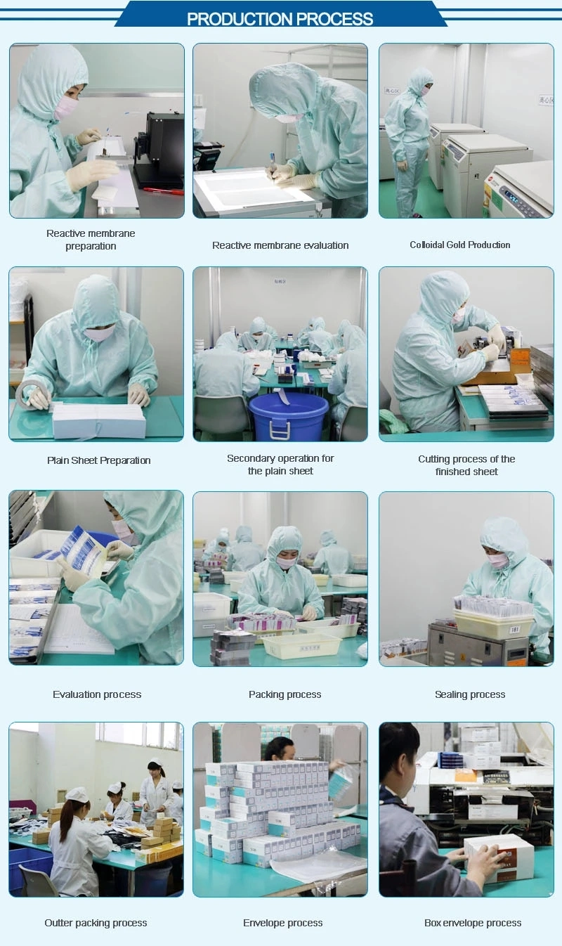 One Step Dengue Igg/Igm Testing Kit Cassette Infectious Disease Blood Test