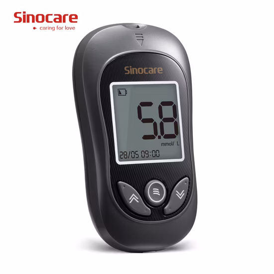 Sinocare Blood Glucose Meter Blood Glucose Meter Glucometer Kit Test Strips Needles Lancets Medical Diabetes Tester Monitors System